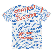 Load image into Gallery viewer, 'Content Culture' All Over Women's T-Shirt
