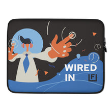 Load image into Gallery viewer, Wired In Laptop Sleeve