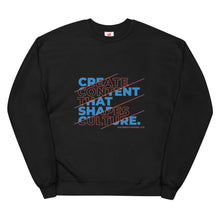 Load image into Gallery viewer, 'Create Content That Shapes Culture' Sweatshirt (Unisex)