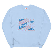 Load image into Gallery viewer, 'Create Content That Shapes Culture' Sweatshirt (Unisex)