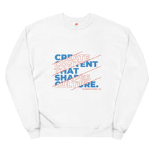 Load image into Gallery viewer, 'Create Content That Shapes Culture' Sweatshirt (Unisex)