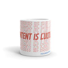 Load image into Gallery viewer, 'Content is Culture' Mug