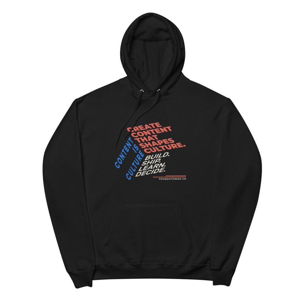 'Create Content That Shapes Culture' Hoodie (Unisex)