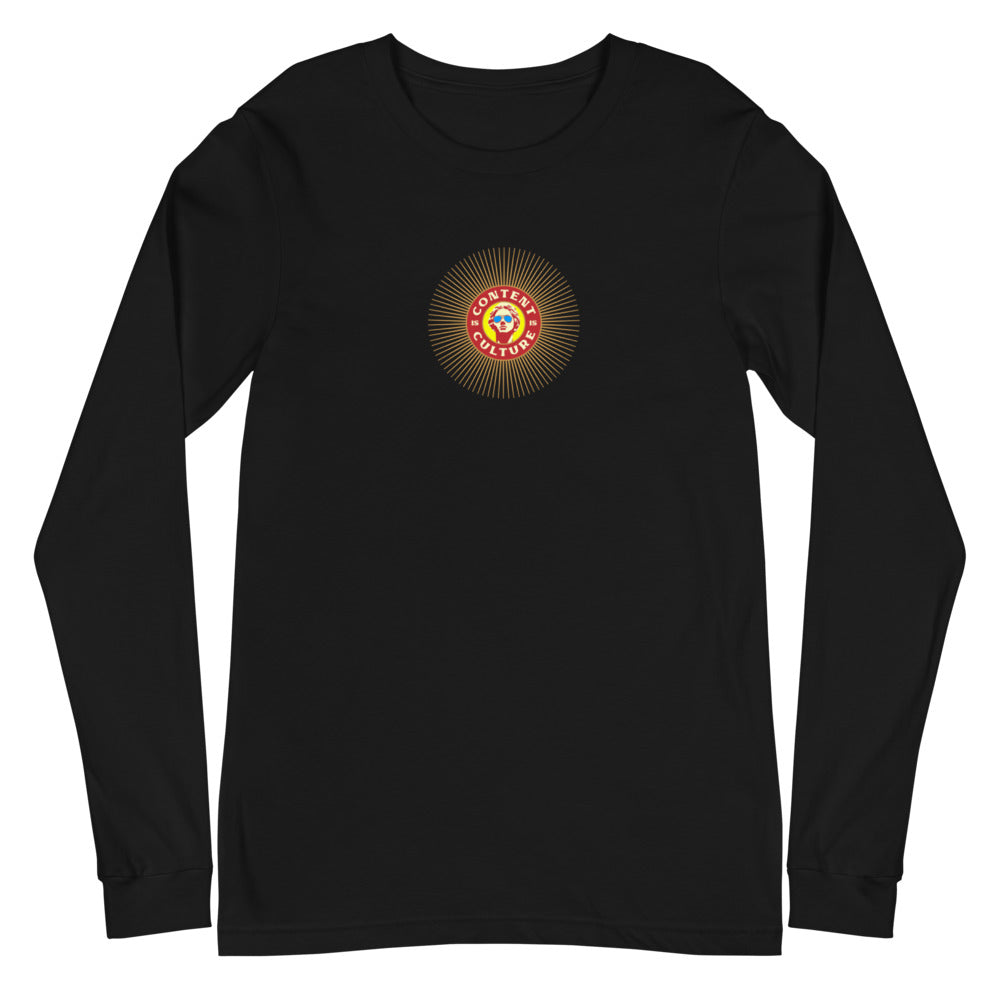 'Content Culture' Roman (Small Graphic) Long Sleeve (Unisex)